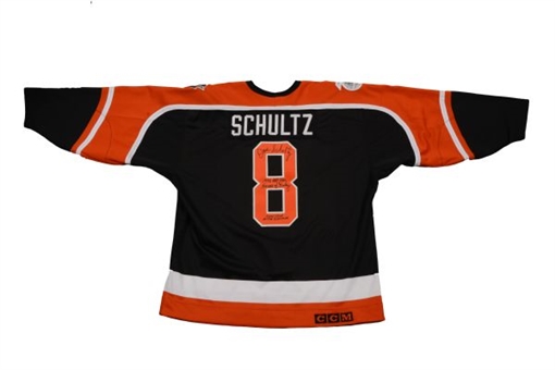  Dave Schultz 1992 Game Used Philadelphia Flyers Heroes of Hockey Jersey